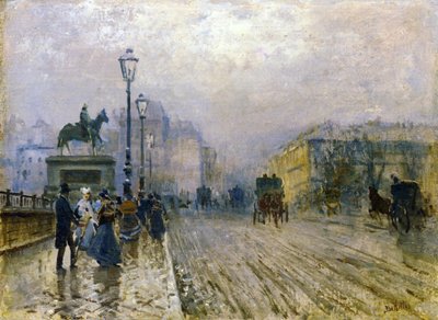 Die Pont Neuf, Paris von Giuseppe de Nittis